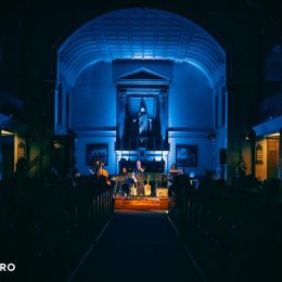 Steve Von Till at St John's church in London, 2023