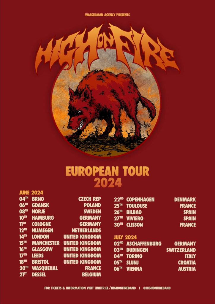 high on fire tour