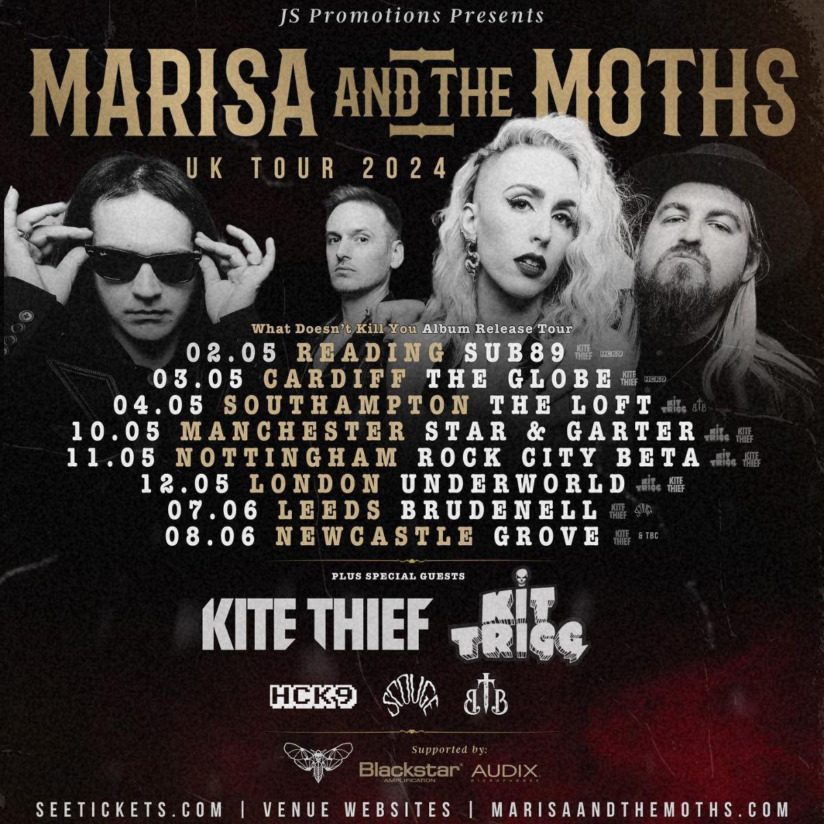 marisa and the moths tour
