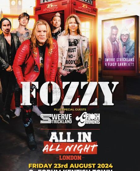 fozzy all in poster