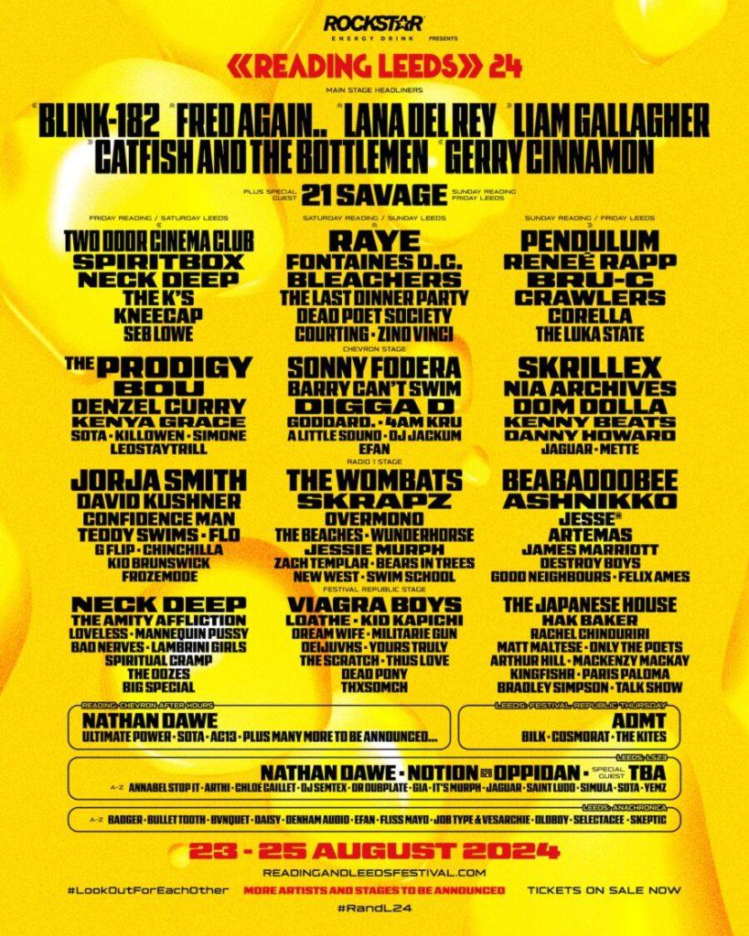 reading festival poster