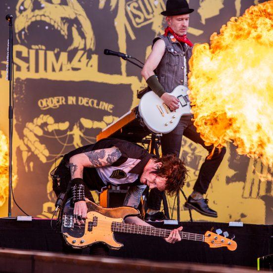 sum41 download festival 2024 mjb nickdavarias 2