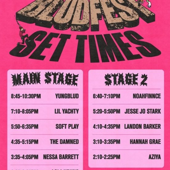 bludfest stage times