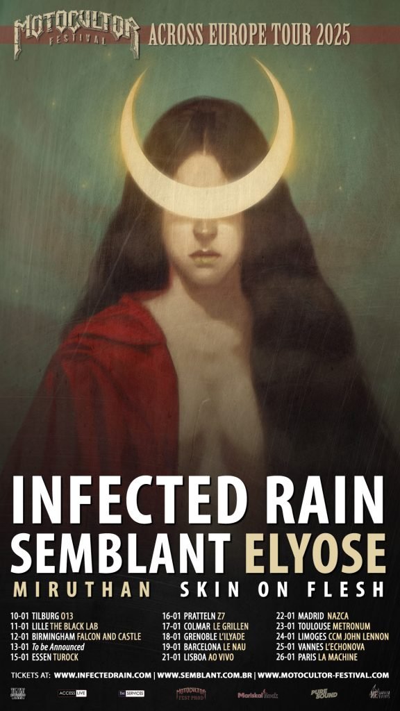 infected rain european tour 2024