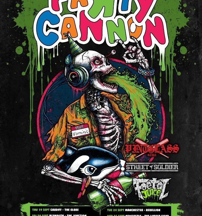 party cannon uk tour