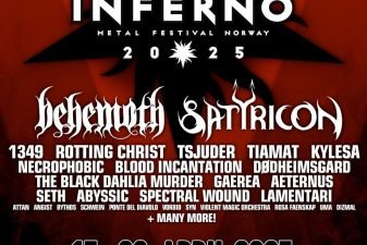 inferno festival 2025 second lineup poster