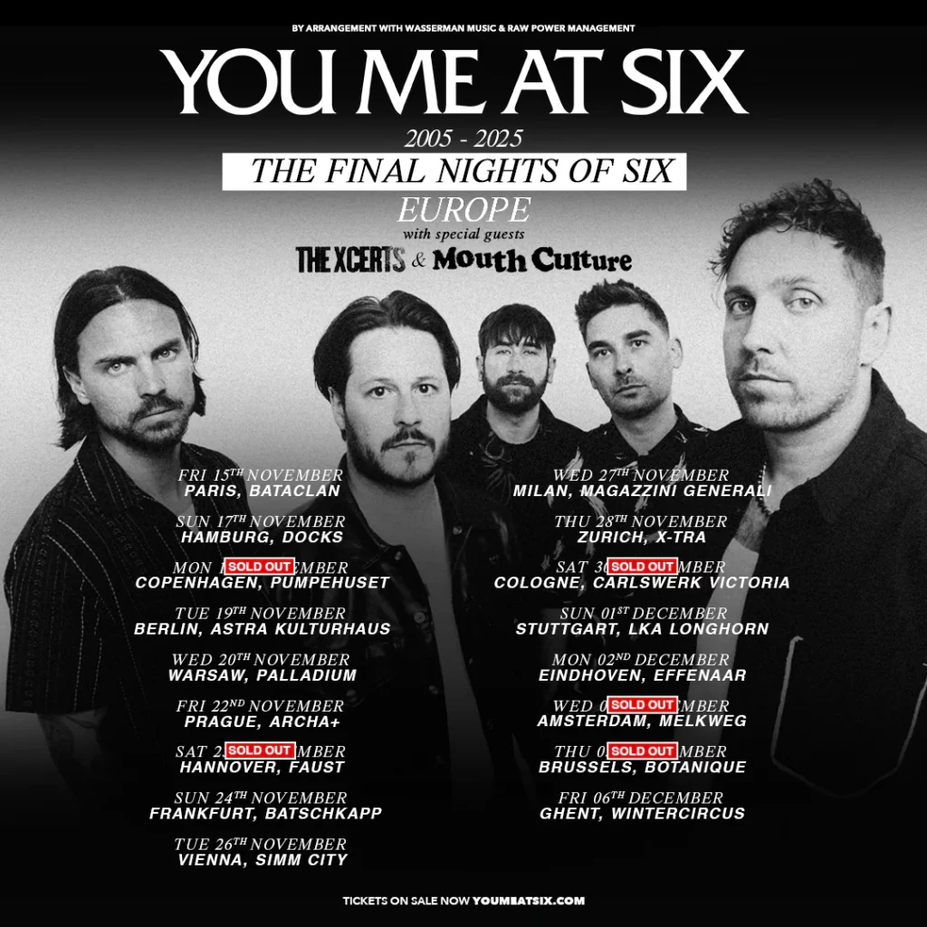 You me at six tour