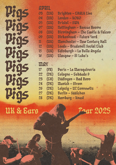 pigsx7 tour poster 2025