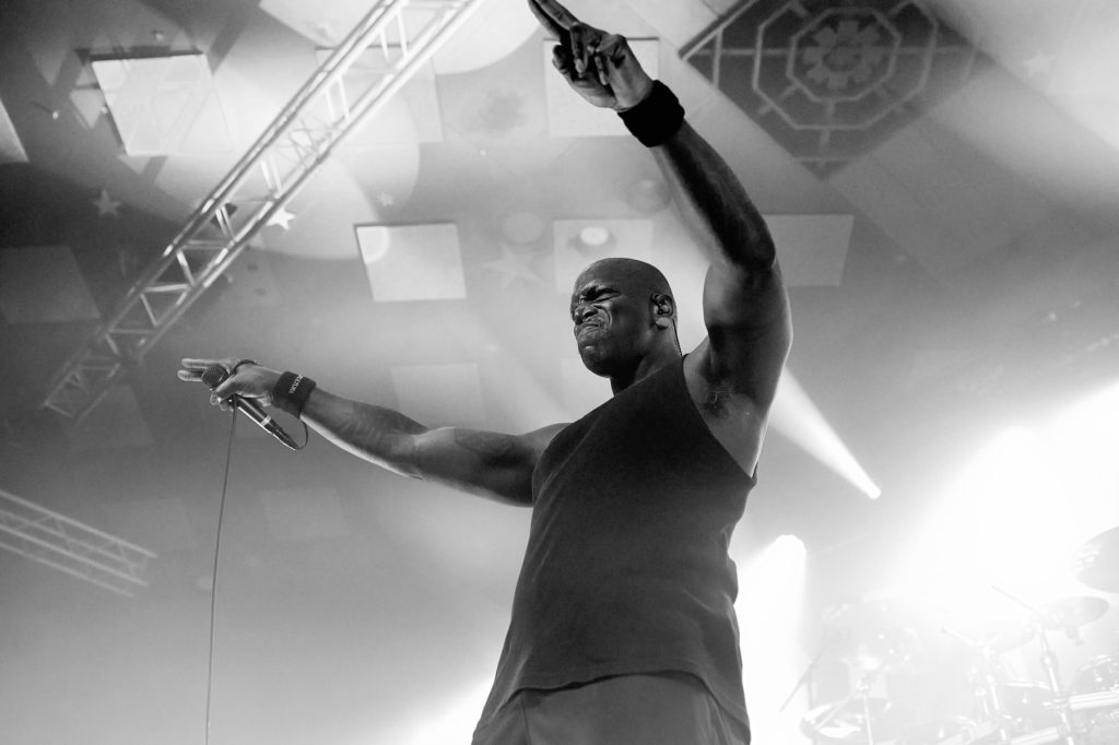 Derrick Greene from Sepultura at Barrowland's Ballroom, Glasgow