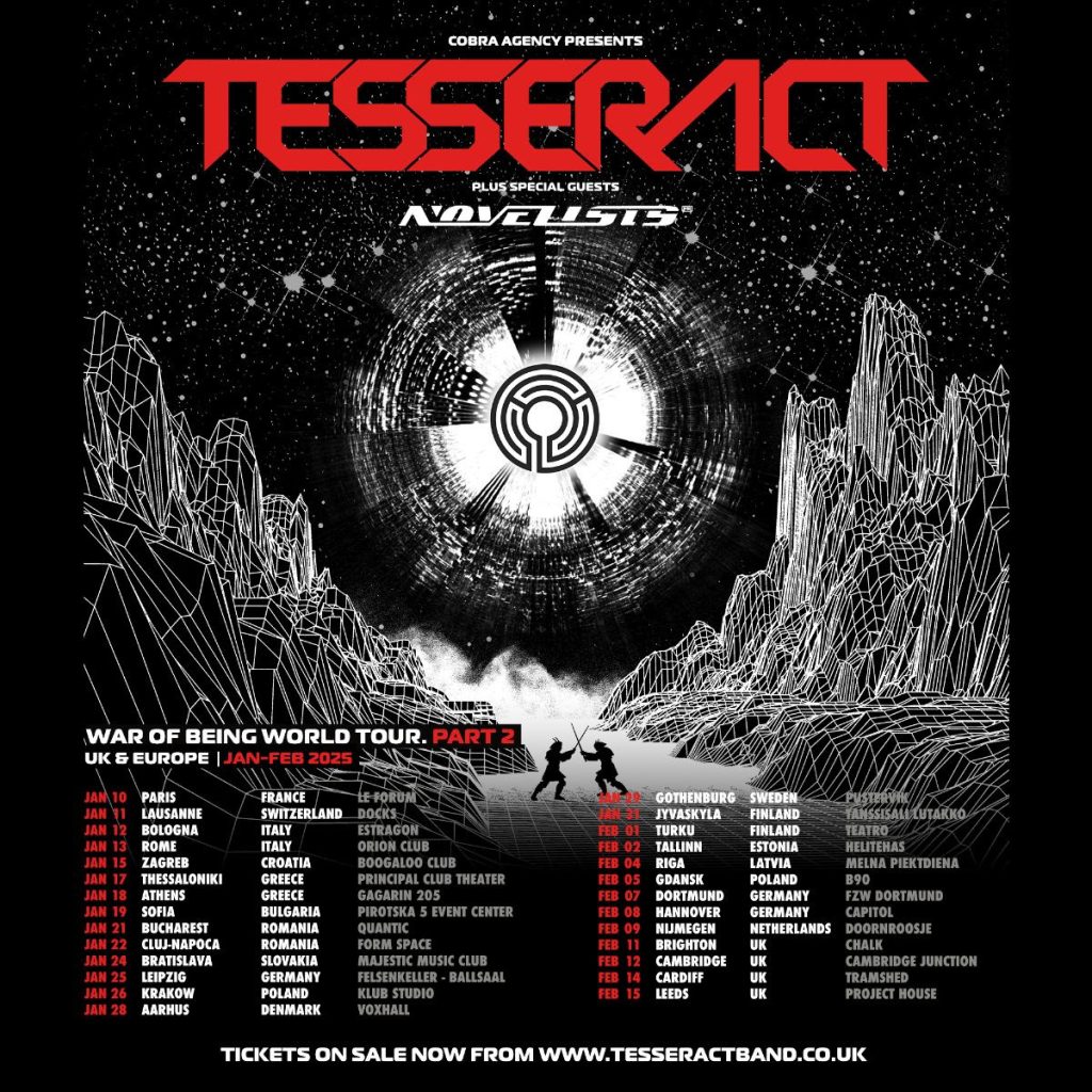 tesseract 2025 tour europe