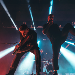 Simen Børven and Einar Solberg perfoming live in London